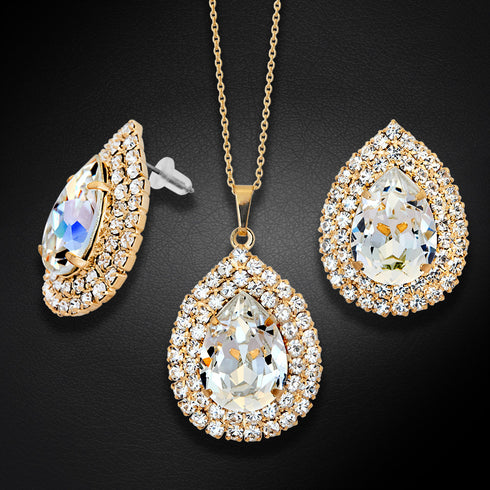 Komplektas "Jasmīns" su Swarovski™ kristalais